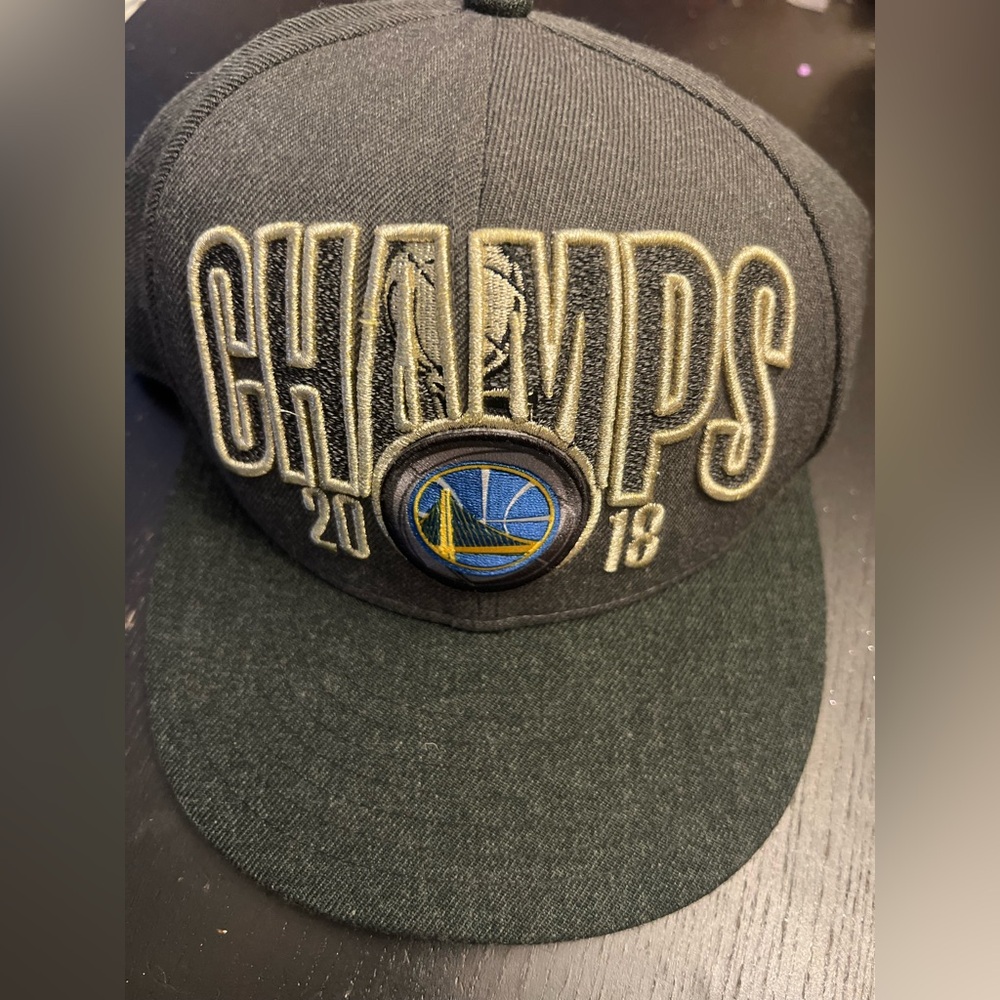 Golden State Warrior's NBA Finals Champs New Era 9Fifty 2018 Snap Back Hat nwt